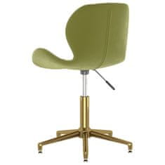 Vidaxl 335053 Swivel Dining Chairs 2 pcs Light Green Velvet