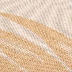 Petromila vidaXL Vonkajší koberec s plochým tkaním 160x230 cm listový vzor