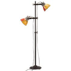 Petromila vidaXL Podlahová lampa s 2 tienidlami viacfarebná E27