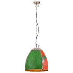 Vidaxl Industriálna okrúhla závesná lampa 25 W farebná 42 cm E27
