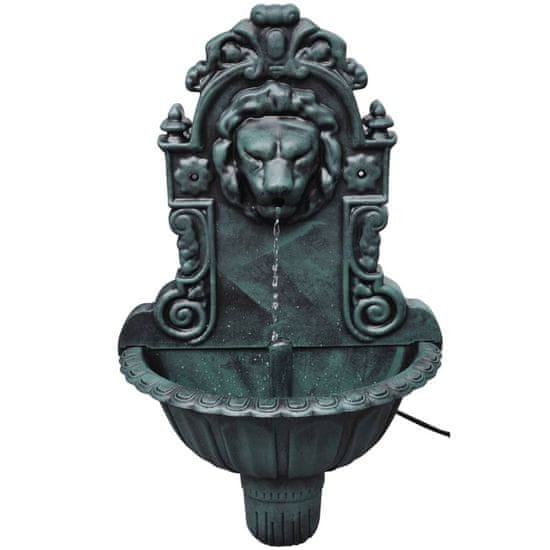 Petromila vidaXL Nástenná fontána, dizajn levia hlava