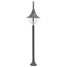 Petromila vidaXL Záhradná stĺpová lampa E27 120 cm hliníková bronzová