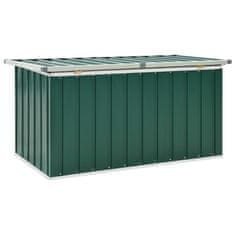 Petromila vidaXL Záhradný úložný box zelený 129x67x65 cm