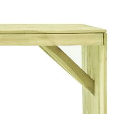 Petromila vidaXL Záhradný stôl 150x87x80 cm, impregnovaná borovica