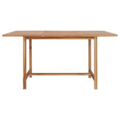 Petromila vidaXL Záhradný stôl 150x150x76 cm, tíkový masív