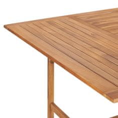 Petromila vidaXL Záhradný stôl 150x150x76 cm, tíkový masív