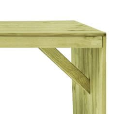 Petromila vidaXL Záhradný stôl 220x101,5x80 cm, impregnovaná borovica
