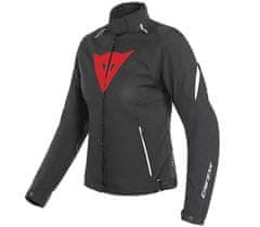 Dainese Dámská bunda na moto LAGUNA SECA 3 D-DRY BLACK/LAVA-RED/WHITE vel. 42