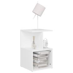 Petromila vidaXL Nočné stolíky 2 ks, biele 35x35x55 cm, kompozitné drevo