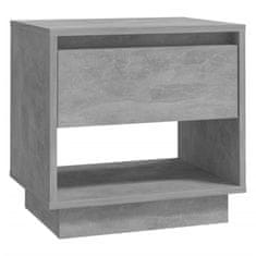 Petromila vidaXL Nočné stolíky 2 ks, betónovo sivé 45x34x44 cm, kompozitné drevo