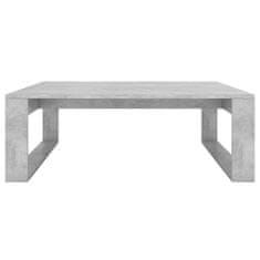 Vidaxl Konferenčný stolík betónovo-sivý 100x100x35 cm drevotrieska