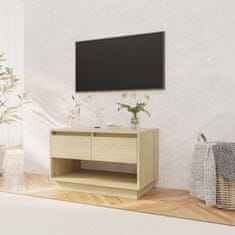 Vidaxl TV skrinka dub sonoma 70x41x44 cm drevotrieska