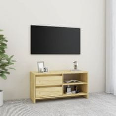 Vidaxl TV skrinka 80x31x39 cm borovicový masív