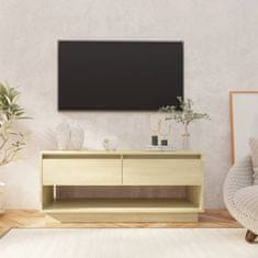 Vidaxl TV skrinka dub sonoma 102x41x44 cm drevotrieska