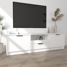 Vidaxl TV stolík biely 140x35x40 cm spracované drevo