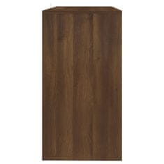 Petromila vidaXL Konzolový stolík, hnedý dub 89x41x76,5 cm, kompozitné drevo