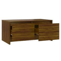 Petromila vidaXL Konferenčný stolík, hnedý dub 90x50x41,5 cm, kompozitné drevo