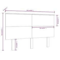 Vidaxl Čelo postele, biele, 124x6x82,5 cm, masívne borovicové drevo