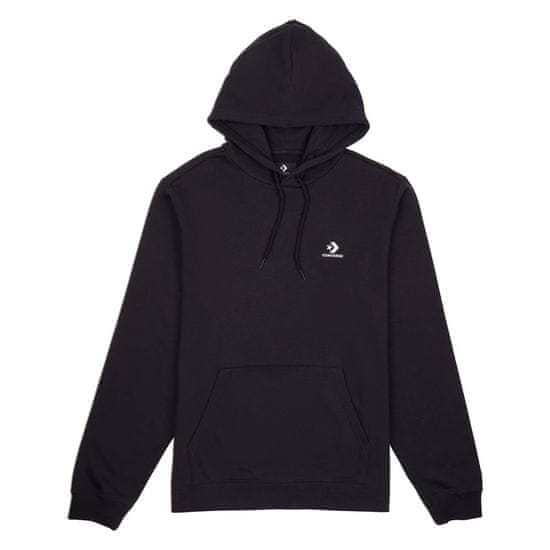 Converse Mikina čierna Goto Embroidered Star Chevron French Terry Hoodie