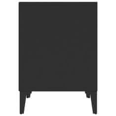 Petromila vidaXL Nočné stolíky 2 ks čierne 40x35x50 cm