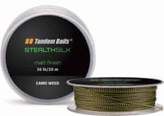 Tandem Baits Šnúra na nadväzce Stealth Silk 20m, farba: kamufláž nosnosť 30lb