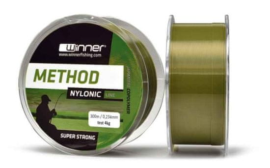 Tandem Baits Vlasce Nylonic Method line - zelený 300m/0,234mm/4kg