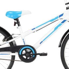 Petromila vidaXL Detský bicykel modro-biely 24 palcový