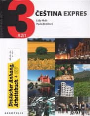 Čeština expres 3 (A2/1) - nemecky + CD - Pavla Bořilová CD + kniha