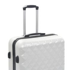 Petromila vidaXL Súprava 3 cestovných kufrov s tvrdým krytom strieborná ABS
