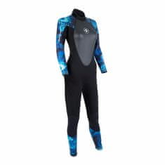 AQUALUNG Dámsky neoprénový oblek HYDROFLEX FULL SUIT 3 mm modrá/čierna 2XL - 46