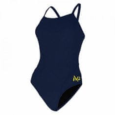 Michael Phelps Dámske plavky SOLID MID BACK LADY navy blue modrá XS - 36