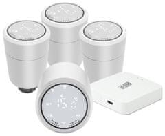 Immax NEO SMART Termostatická hlavica 4+1 Starter Kit, Zigbee, TUYA