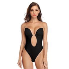 Bellestore Dámske body pod prsia SilkBody, čierna, M normal