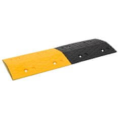shumee Spomaľovač žlto-čierny 97x32.5x4 cm guma