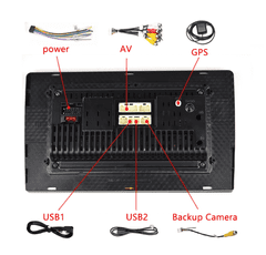 Podofo 10" Autorádio Univerzálne, Wifi Gps Usb , Android Rádio S Gps Navigáciou, Handsfree Bluetooth, Usb, 10 palcov autorádio