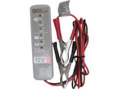 BGS technic Tester autobatérie 12 V a alternátora - nabíjanie, LED indikátor - BGS 2189