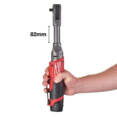 Milwaukee Aku račňový uťahovák 1/4 &quot;54 Nm, predĺžená hlava 82 mm - Milwaukee M12 FIR14LR-0 FUEL