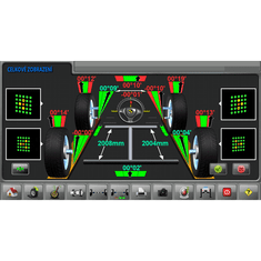 Golemtech 3D Geometria podvozkov, elektronické automatické sledovanie terčov - Golemtech