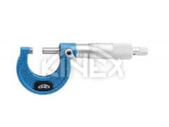 Kinex Mikrometer strmeňový KINEX - PROFESSIONAL, 0-25 mm / 0,01 mm