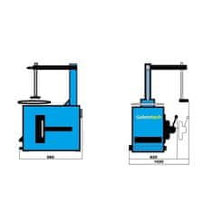 Golemtech Vyzúvačka osobná TC-01, 10" - 24", poloautomat - Golemtech