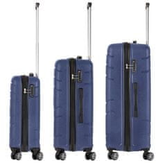 TRAVEL Z Sada kufrov Big Bars Blue 3-set