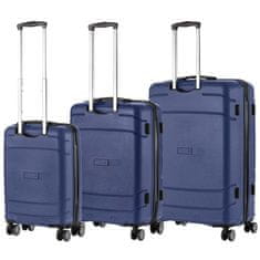 TRAVEL Z Sada kufrov Big Bars Blue 3-set