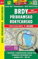 Brdy, Příbramsko, Rokycansko 1:40 000 - SC 417