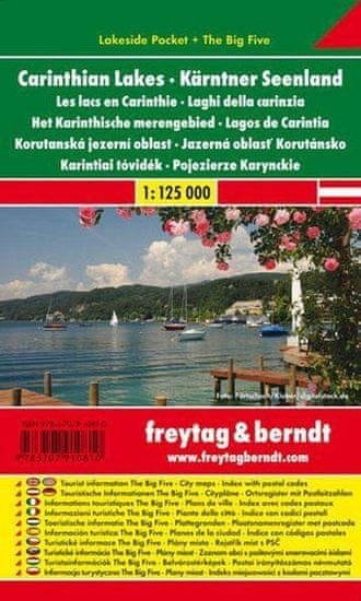 Freytag & Berndt LSP 2 Korutánske jazerá 1:125 000 vreckové lamino / automapa