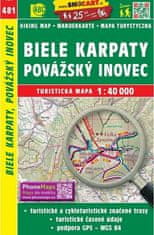 Biele Karpaty, Považský Inovec 1:40 000/Turistická mapa SHOCart 481