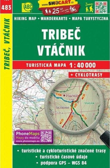 SC 483 Tribeč, Vtáčnik 1:40 000