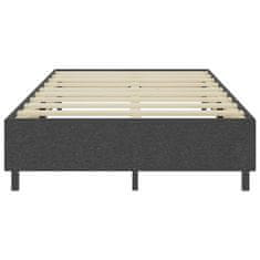 Vidaxl Rám na boxspring posteľ, sivý, látka 120x200 cm