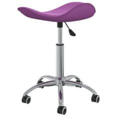 Vidaxl Kancelárska stolička fialová umelá koža