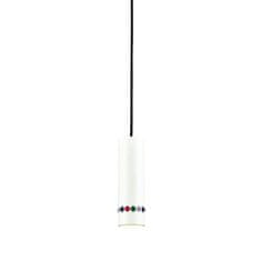 ACA ACA Lighting závesné svietidlo 1XGU10 BUTTONS biela kov IP20 D6XD10XH150CM YL22271PCF