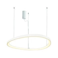 ACA ACA Lighting závesné svietidlo LED 74W 3000K 6500lm HARMONY biela hliník IP20 D80XH120CM BR97LEDP80WH